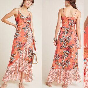 Farm Rio Musette Maxi Wrap Dress